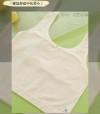 Girls' underwear, girls' growth period, teenage girls' vests, primary school students' vests, seamless long, cotton-padded, anti-bump small vests details Picture
